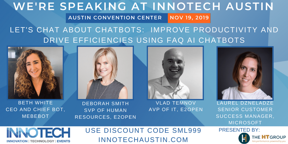 Chat about Chatbots with E2open and Microsoft at Innotech Austin