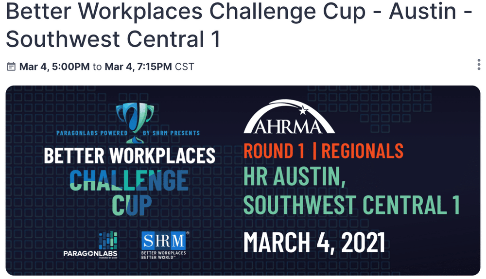 MeBeBot to Participate in Paragon Lab’s "Better Workplace Challenge Cup", powered by SHRM