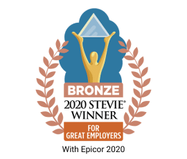 Image of 2020 Stevies Bronze Winner with Epicor
