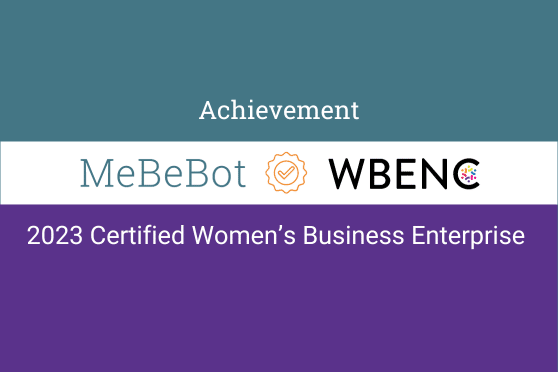 WBENC Recognizes MeBeBot, Inc. As A Certified Women’s Business Enterprise